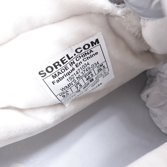 NEW Sorel Joan of Arctic Next Strap Puff Boots NL3749-034 Silver - Picture 2 of 7